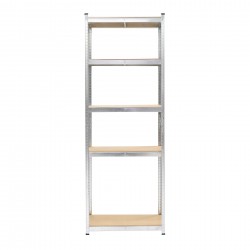 Стелаж RFG, метален, с 5 рафта, 800 х 400 х 2200 mm, MDF, до 200 kg - Rfg