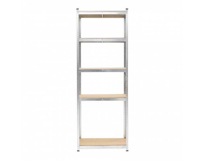 Стелаж RFG, метален, с 5 рафта, 800 х 400 х 2200 mm, MDF, до 200 kg