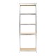 Стелаж RFG, метален, с 5 рафта, 800 х 400 х 2200 mm, MDF, до 200 kg