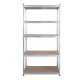 Стелаж RFG, метален, с 5 рафта, 900 х 300 х 2460 mm, MDF, до 200 kg