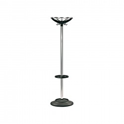 Закачалка RFG Trento 173 cm, хром и черни елементи - Мебели от метал