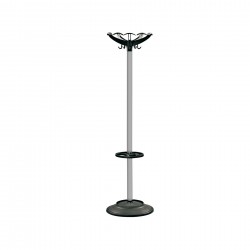 Закачалка RFG Trento 173 cm, сиво-черна - Мебели от метал