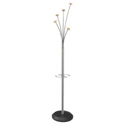 Закачалка RFG Lugano, височина 173 cm, сива - Мебели от метал