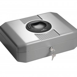 Durable Каса за пари Uroboxx, в евро, M, сива - Мебели от метал