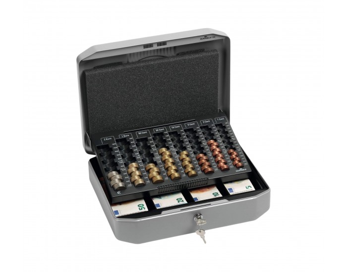 Durable Каса за пари Uroboxx, в евро, M, сива