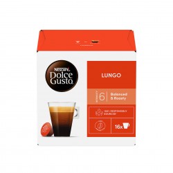 Nescafé Dolce Gusto Кафе капсула Lungo, 16 броя - Кафемашини, Кафеавтомати, Кафе и Капсули