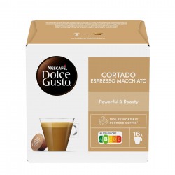 Nescafé Dolce Gusto Кафе капсула Cortado, 16 броя - Кафемашини, Кафеавтомати, Кафе и Капсули