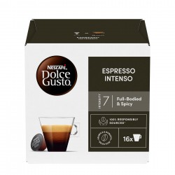 Nescafé Dolce Gusto Кафе капсула Espresso Intenso, 16 броя - Кафемашини, Кафеавтомати, Кафе и Капсули