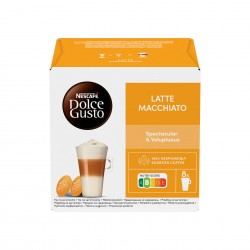Nescafé Dolce Gusto Кафе капсула Latte Macchiato, 16 броя - Кафемашини, Кафеавтомати, Кафе и Капсули