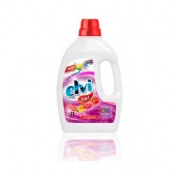 Перилен препарат Elvi, течен, за цветни тъкани, 1.5 l - Продукти за баня и WC