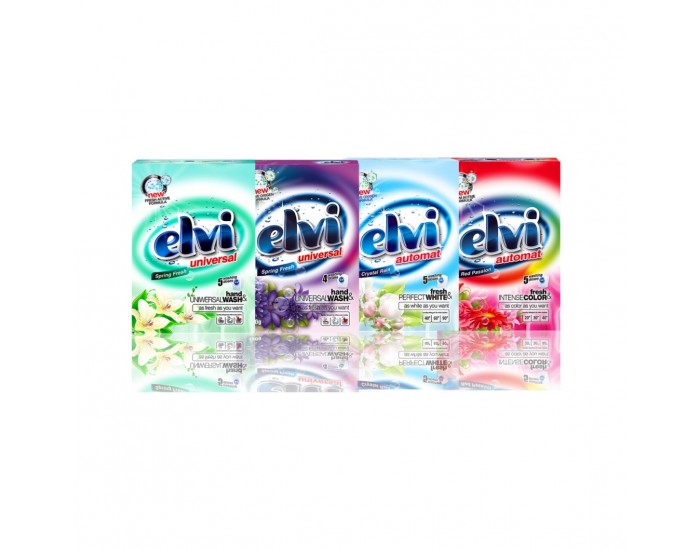 Прах за цветно пране Elvi, 400 g