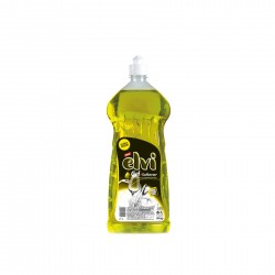 Препарат за миене на съдове Elvi Gel + Softener, лимон, 1 L - Продукти за баня и WC