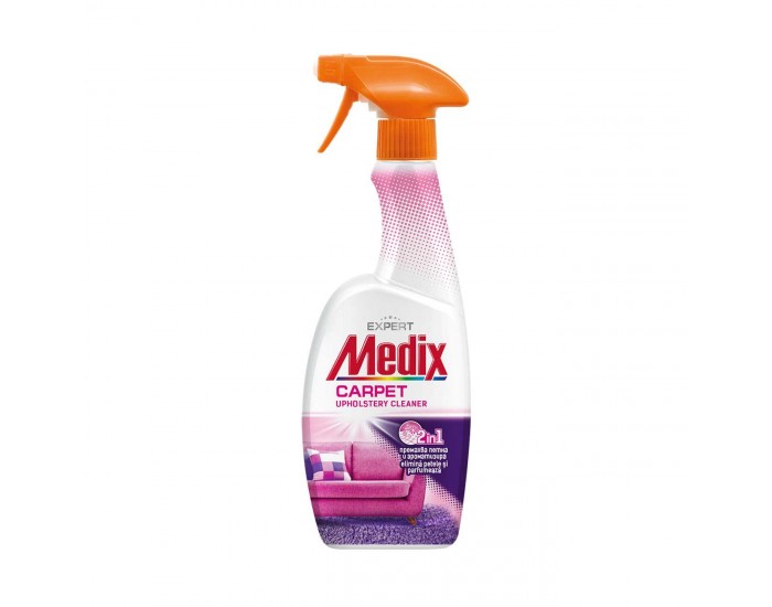 Препарат за почистване на килими и дамаски Medix Expert Carpets, активна пяна, с помпа, 500 ml