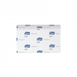 Кърпи за ръце Tork Advanced H2, двупластови, целулозни, 180 къса, 21 броя - Продукти за баня и WC