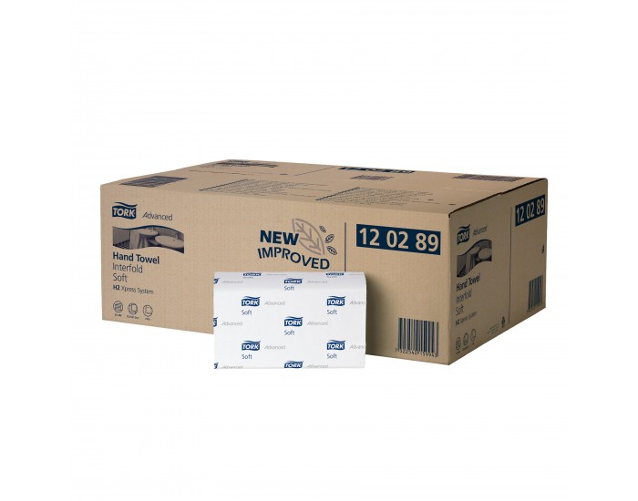 Кърпи за ръце Tork Advanced H2, двупластови, целулозни, 180 къса, 21 броя