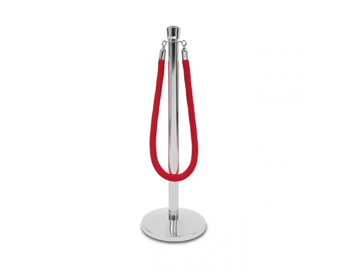 Ограничително колче Modern, хром, широчина 320 mm, височина 920 mm