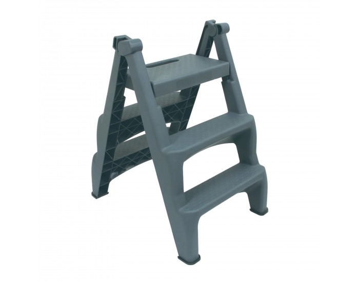 Стълба Office 1, с 3 стъпала, PVC, 47 х 62 х 72.3 cm