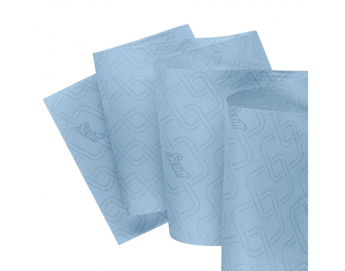 Кърпи за ръце Kimberly-Clark Scott Essential 6692, на ролка, 350 m, сини, 6 броя