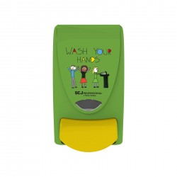 Диспенсър за сапун на пяна SCJohnson Kids Wash, зелен, 1 L - SCJohnson