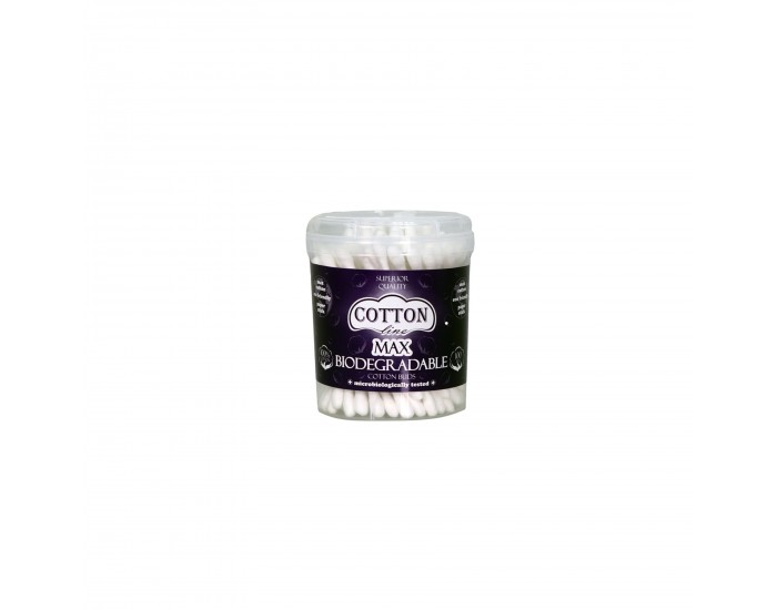 Клечки за уши Cotton, биоразградими, 100 броя