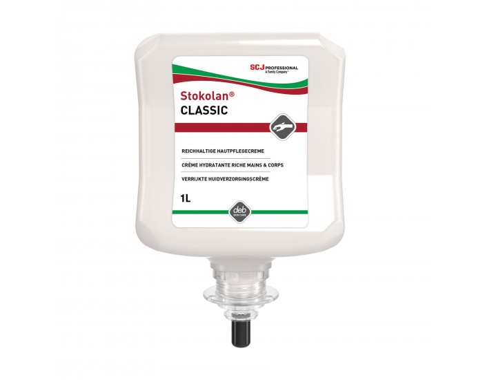 Крем за ръце SCJohnson Stokolan Classic, подхранващ, 1 L