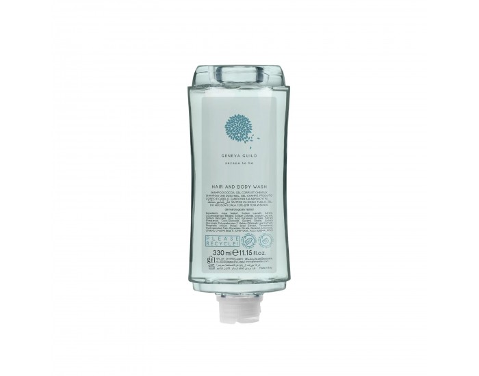 Душ гел за коса GFL Cosmetics и тяло Geneva, 330 ml, 6 х 20 cm