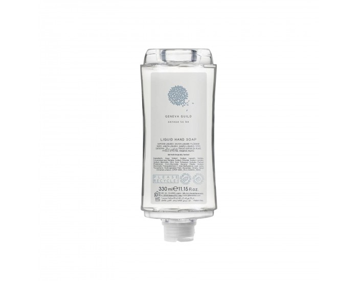 Течен сапун GFL Cosmetics Geneva, пълнител за диспенсър, 330 ml, 7 х 17.7 cm