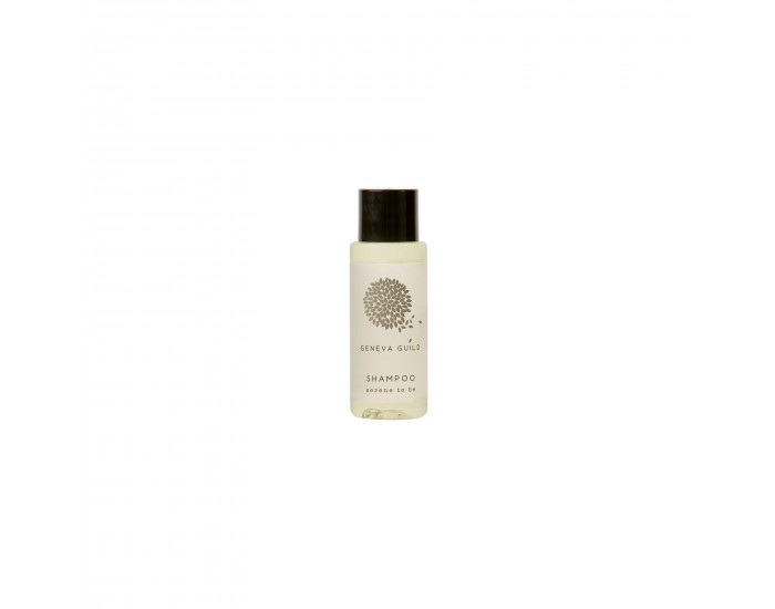 Шампоан GFL Cosmetics Geneva, с черна капачка, 30 ml, 300 броя, 2.6 х 8 cm