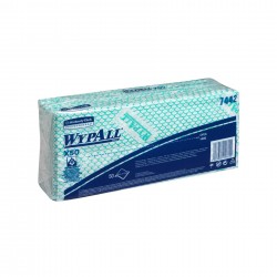 Кърпа Kimberly-Clark WypAll X50 7442, 41.8 х 24.7 cm, зелена, 50 броя - Продукти за баня и WC