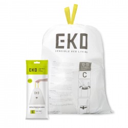 Торби за смет Eko, тип C, с връзка, 10-15 L, 20 броя - EKO
