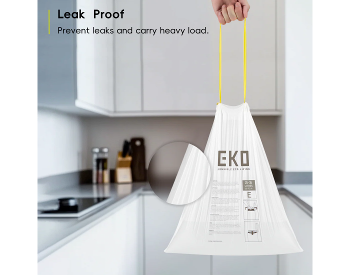 Торби за смет Eko, тип E, с връзка, 25-35 L, 12 броя