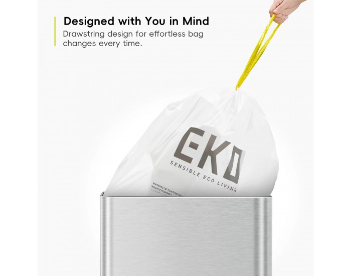 Торби за смет Eko, тип F, с връзка, 40-60 L, 12 броя
