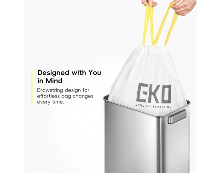 Торби за смет Eko, тип G, с връзка, 50-90 L, 10 броя