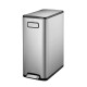 Кош за отпадъци Eko Ecofly, с педал и скрити колела, 45 L