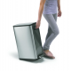 Кош за отпадъци Eko Ecofly, с педал и скрити колела, 45 L