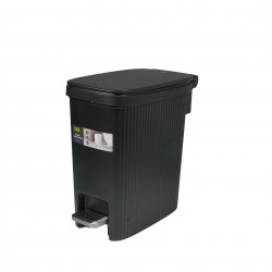 Кош за отпадъци Eko Touchgo, с педал, 10 L, черен - EKO
