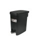 Кош за отпадъци Eko Touchgo, с педал, 10 L, черен