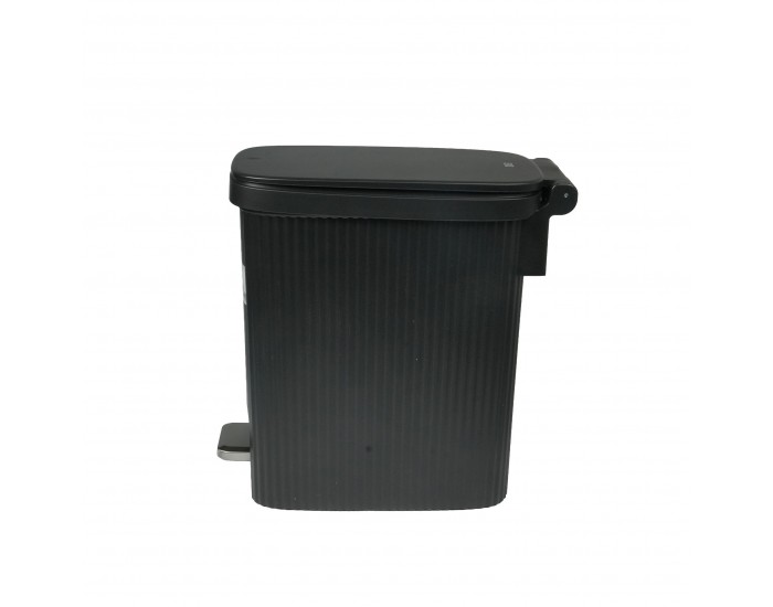 Кош за отпадъци Eko Touchgo, с педал, 10 L, черен