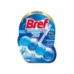 Ароматизатор за тоалетна Bref Brilliant Gel, океан, 42 g - Bref
