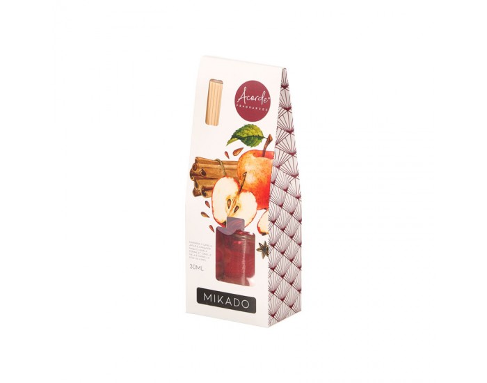 Ароматизатор Acorde Mikado, пръчици, Apple Cinnamon, 30 ml
