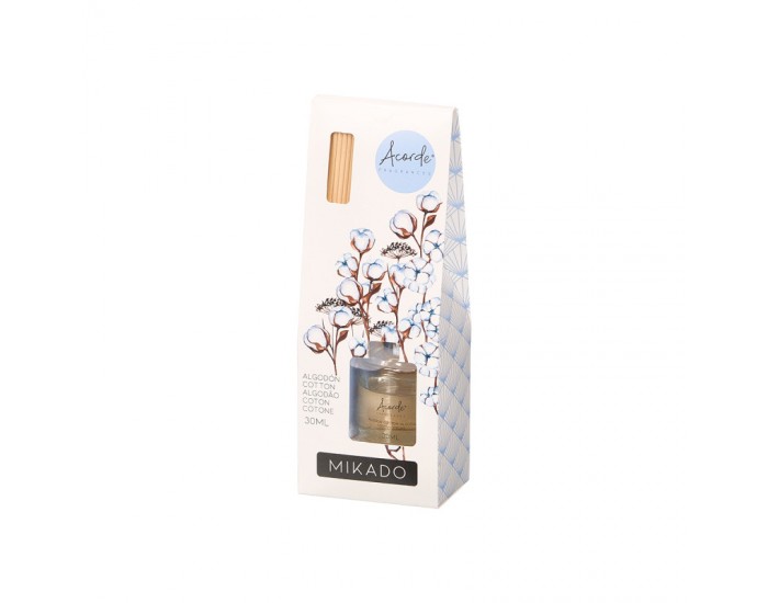 Ароматизатор Acorde Mikado, пръчици, Cotton, 30 ml