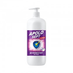 Дезинфекциращ препарат за ръце Apolo Sept, лосион, с помпа, 500 ml - Продукти за баня и WC