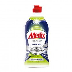 Препарат за миене на съдове Medix Premium, зелен, 415 ml - Продукти за баня и WC