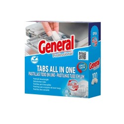 Таблетки за съдомиялна машина General All in one, 100 броя - General