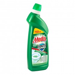 Препарат за почистване на тоалетна Medix Total Power Guard, бор, 750 ml, тъмнозелен - Продукти за баня и WC