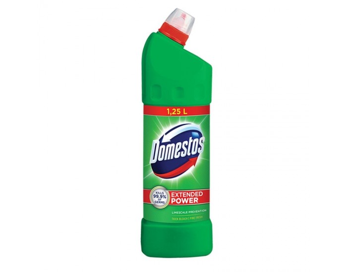 Препарат за почистване Domestos, универсален, бор, зелен, 1250 ml