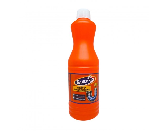 Препарат за отпушване на канали Блясък, 1 L