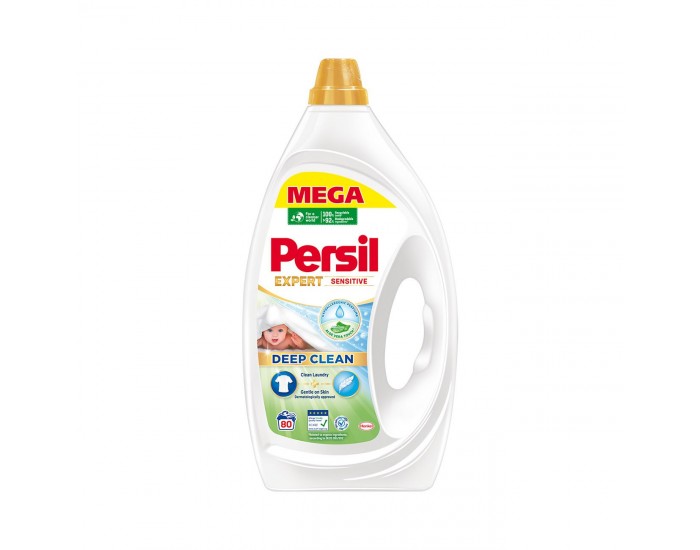 Перилен препарат Persil Mega Sensitive, гел, 3.55 L, за 80 пранета