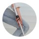 Телескопична дръжка York Eco Ego Lean, 130 cm, с конусовидна резба