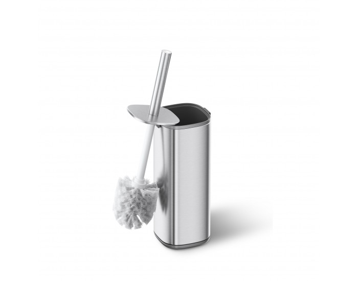 Четка за тоалетна Eko Sterling, 9.8 х 10.5 х 37.6 cm, инокс